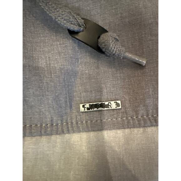 Empyre Mens Zip Up Hooded Jacket Two Tone Gray Size Small Front Zip Pockets - Picture 3 of 5